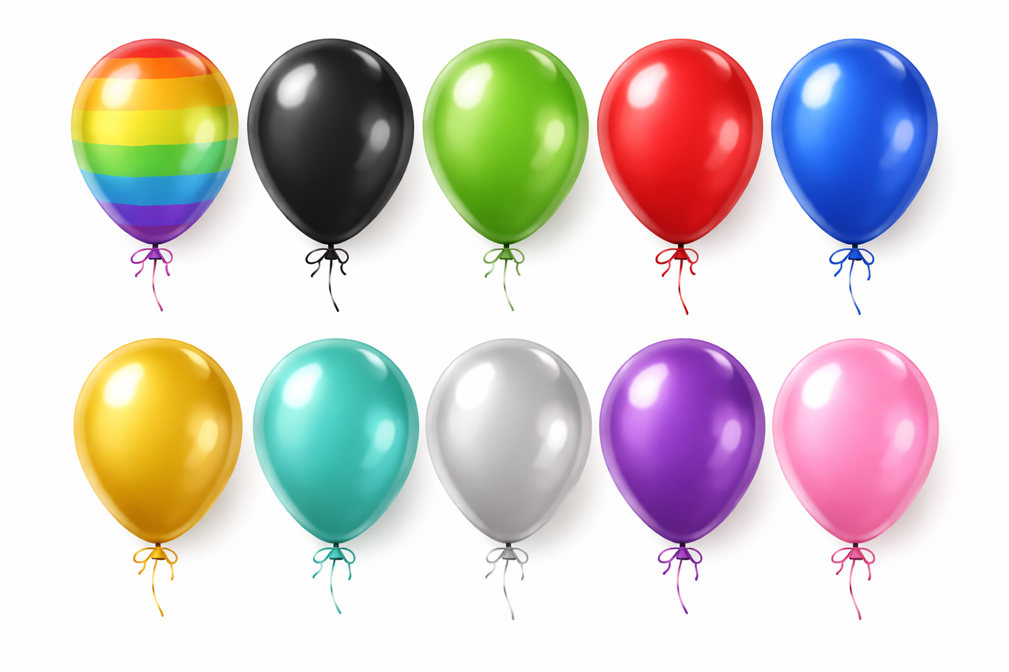 Latex-Ballons mit Helium gefüllt - NUR ABHOLUNG